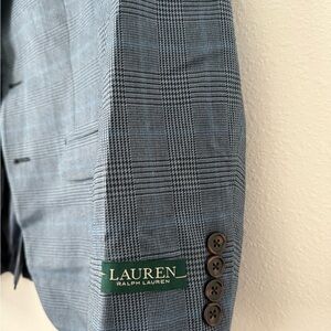 Ralph Lauren Blue Plaid Blazer